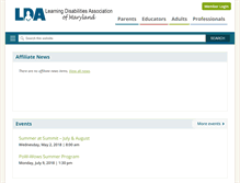 Tablet Screenshot of ldamd.org